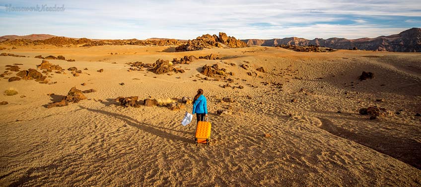 Alone in Desert