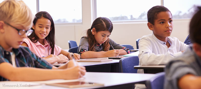 Kids in Classroom